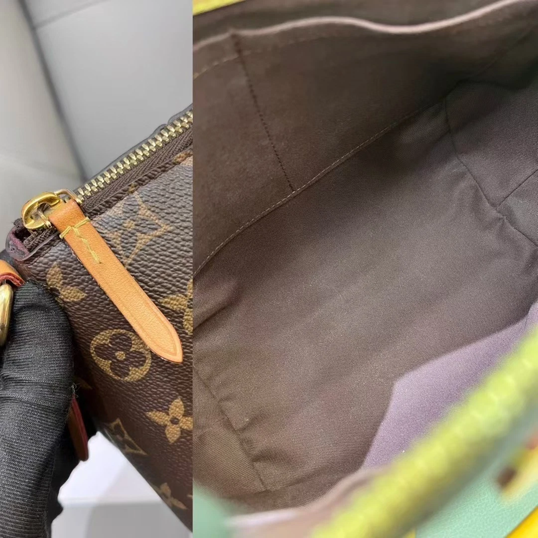 Louis Vuitton Turenne PM Top Handle Monogram 2way Shoulder Handbag Women Brown