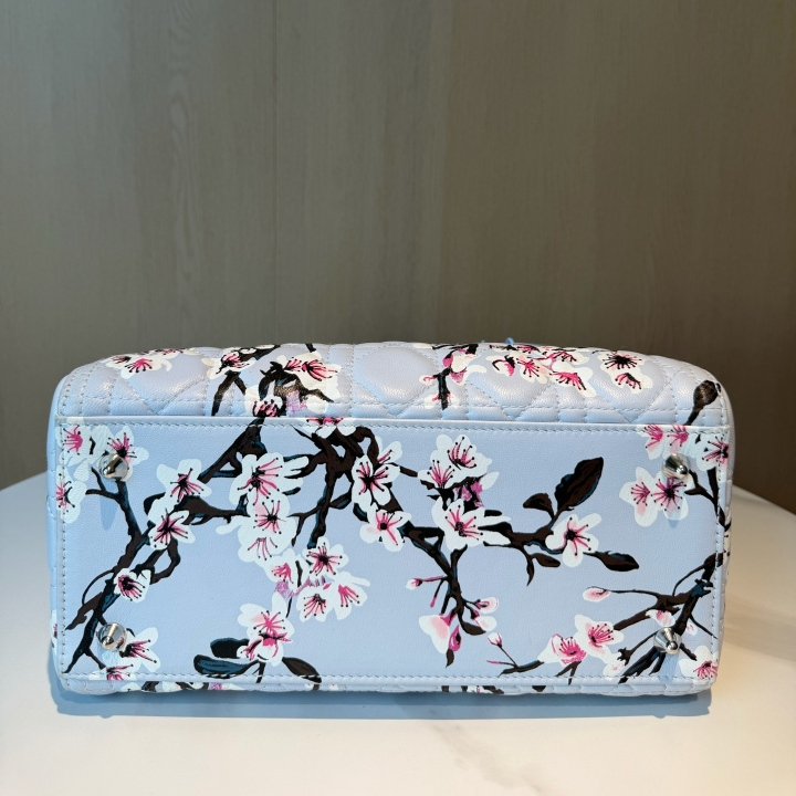 Dior Lady Dior Plum Blossom Limited Edition Handbag 2015 – Pre-Owned