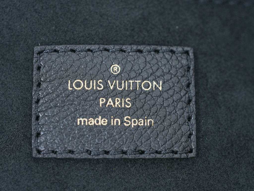 Louis Vuitton Bagatelle Nm Monogram Empreinte Bag - Black - Pre-Owned