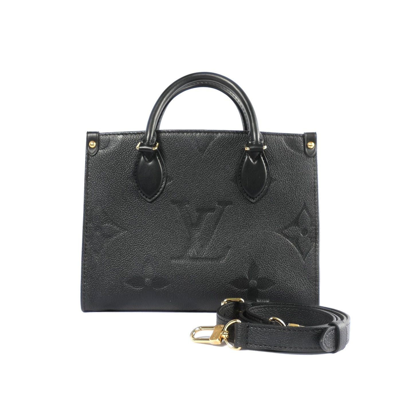 LOUIS VUITTON black Monogram Empriente ON THE GO PM M45595