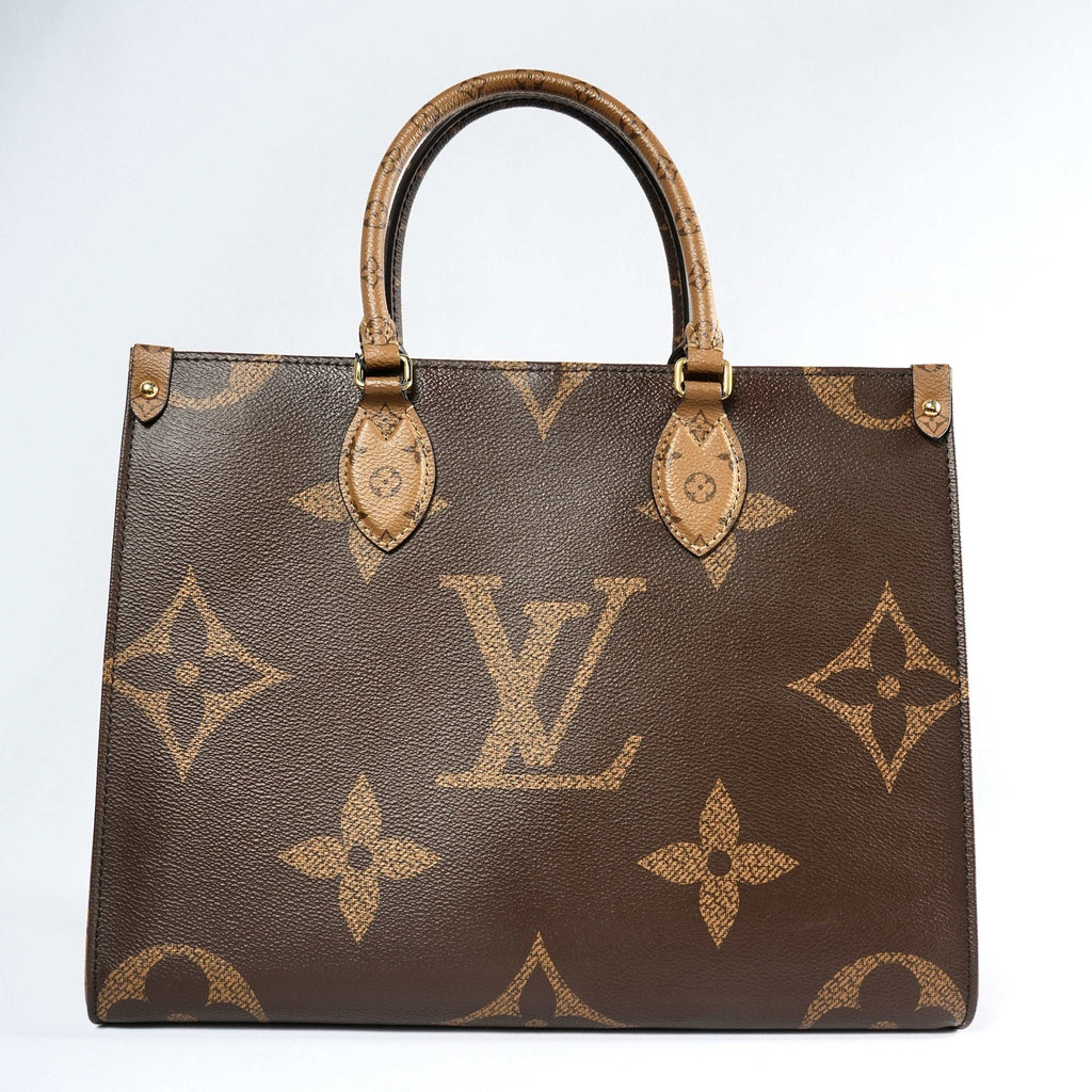 Louis Vuitton OnTheGo MM Monogram Canvas Tote Bag - Brown, Pre-Owned