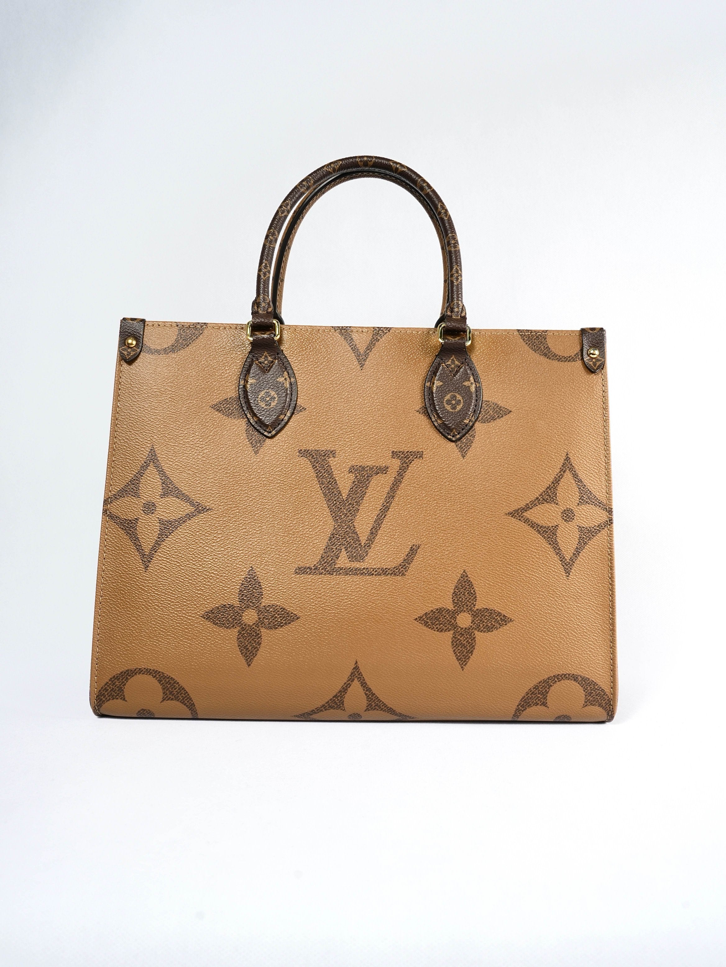 Louis Vuitton OnTheGo MM Monogram Canvas Tote Bag - Brown, Pre-Owned