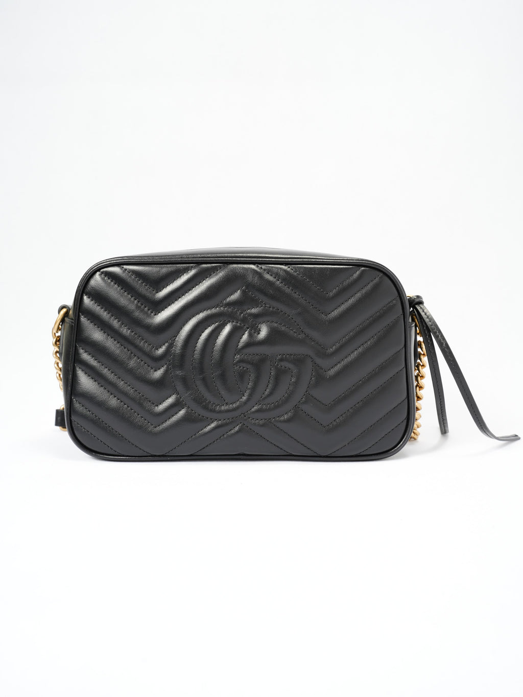 GUCCI Black Marmont Camera Bag MM - Pre-Owned