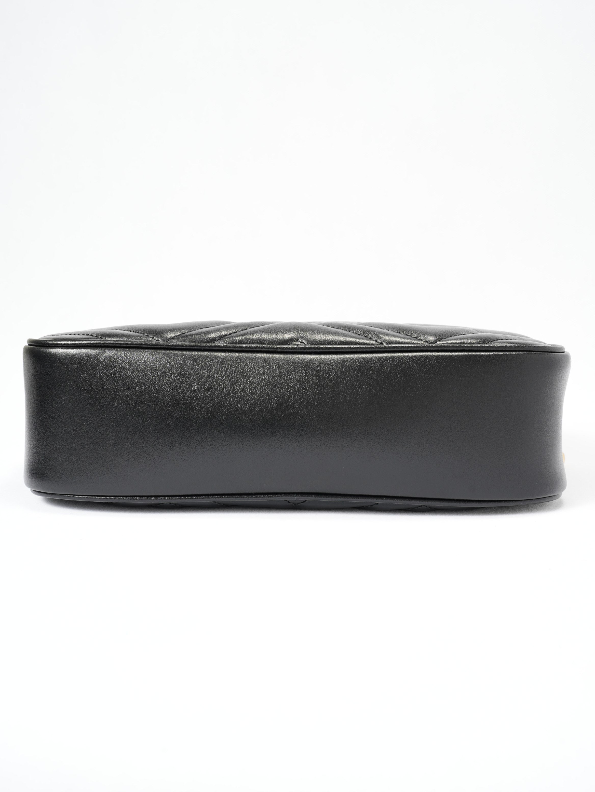 GUCCI Black Marmont Camera Bag MM - Pre-Owned