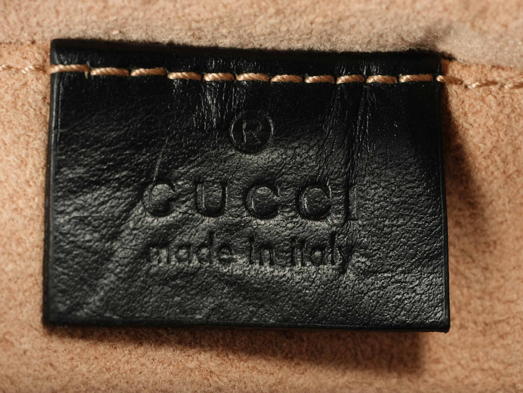GUCCI Black Marmont Camera Bag MM - Pre-Owned