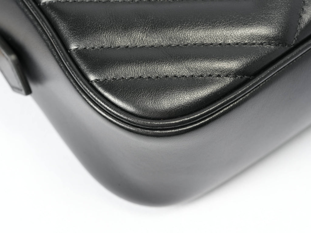 GUCCI Black Marmont Camera Bag MM - Pre-Owned