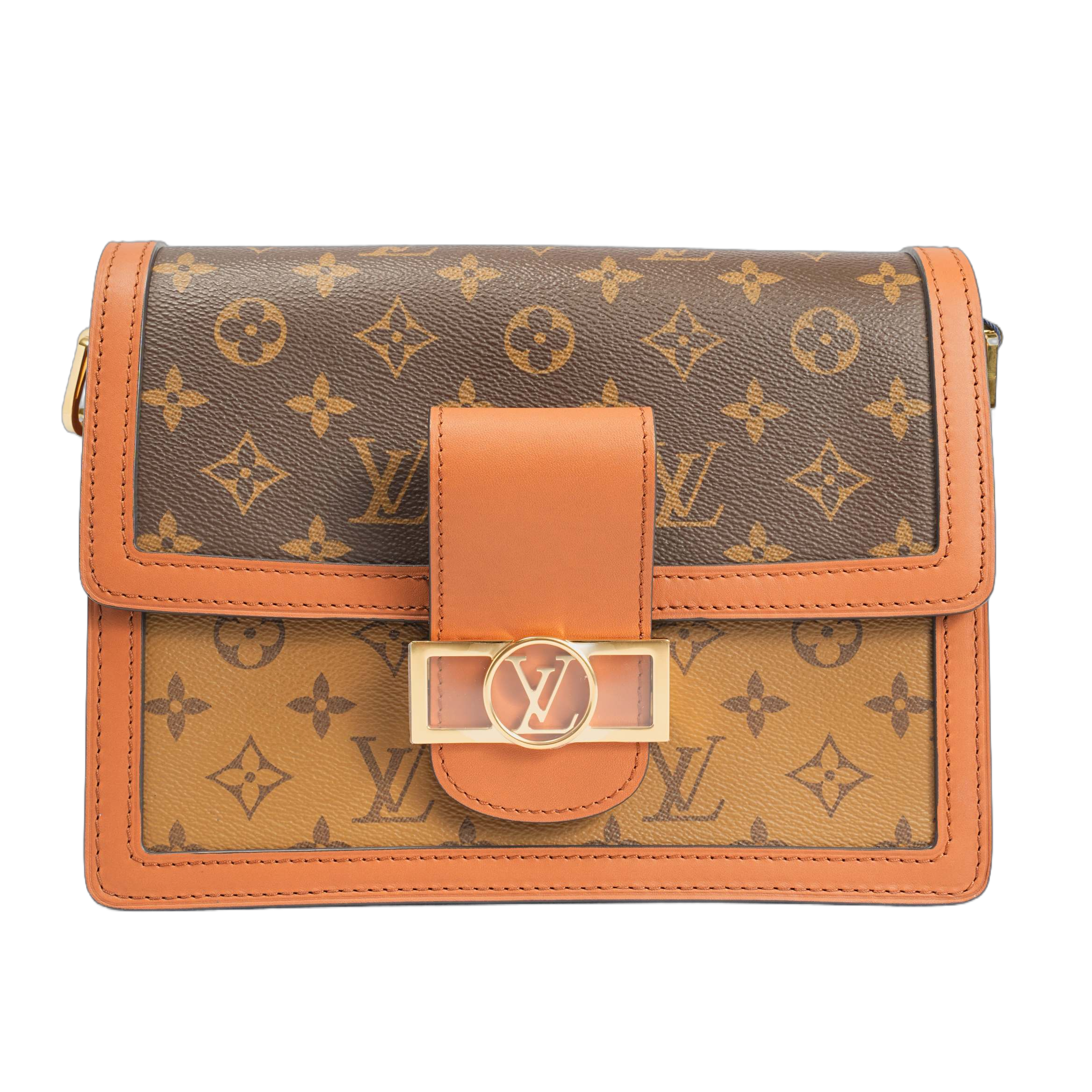 Louis Vuitton Dauphine MM Monogram Crossbody Bag - Brown, Pre-Owned