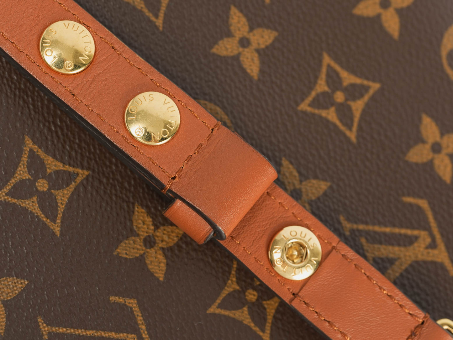 Louis Vuitton Dauphine MM Handbags Monogram Brown Sholderbag Crossbody Women's bag