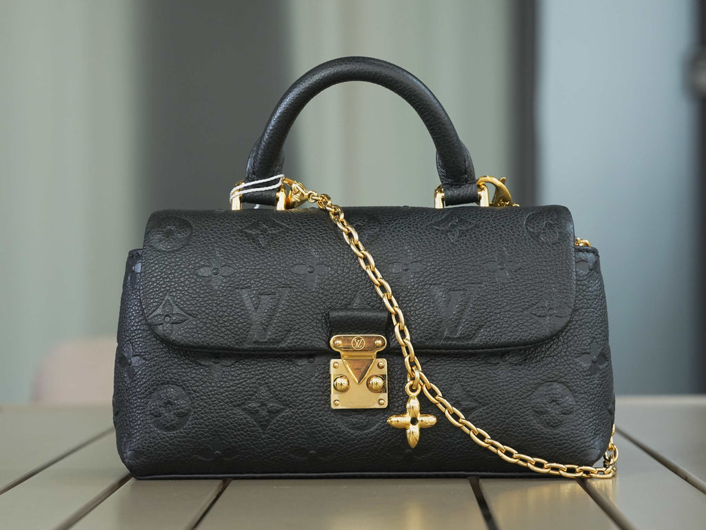 Louis Vuitton Nano Madeleine Monogram Empreinte Bag - Black, Pre-Owned