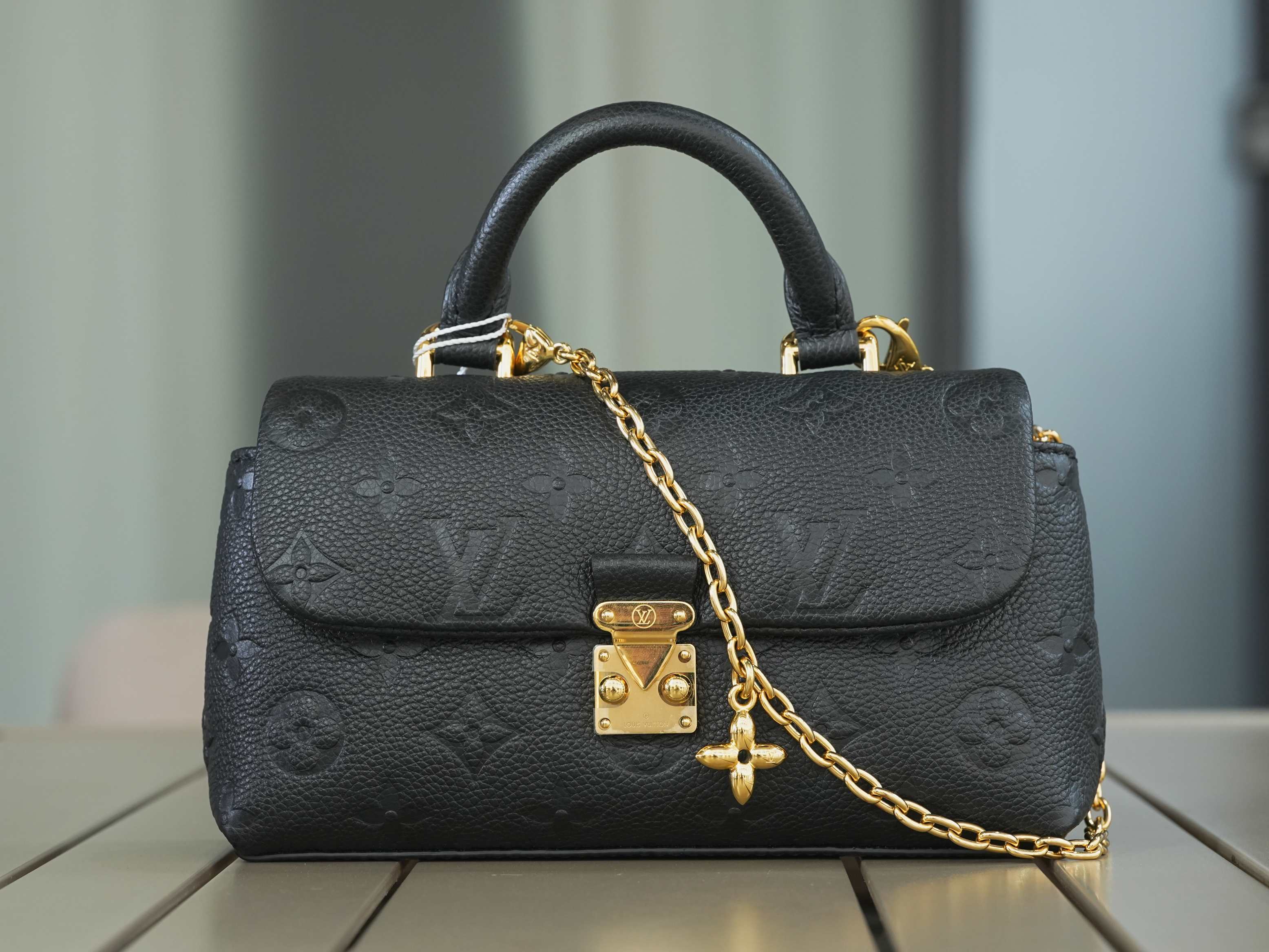 Louis Vuitton Nano Madeleine Monogram Empreinte Bag - Black, Pre-Owned