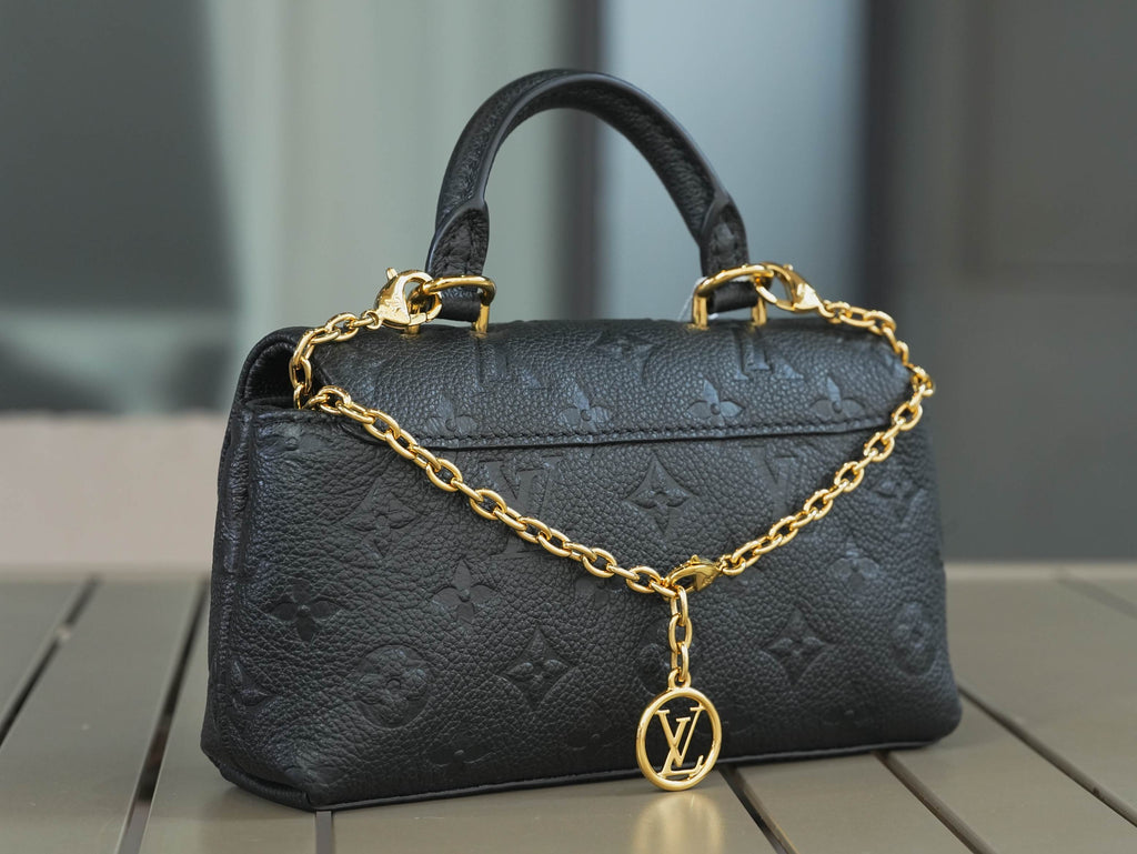 Louis Vuitton Nano Madeleine Monogram Empreinte Bag - Black, Pre-Owned