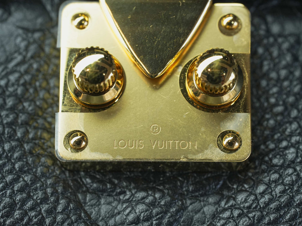 Louis Vuitton Nano Madeleine Monogram Empreinte Bag - Black, Pre-Owned