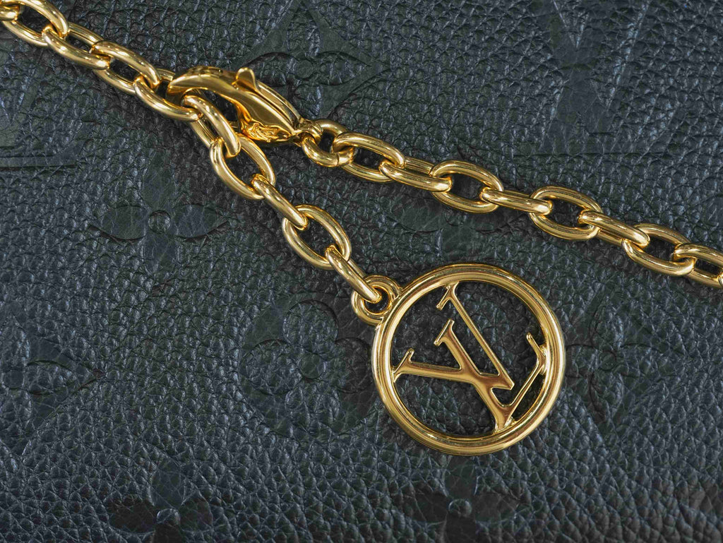 Louis Vuitton Nano Madeleine Monogram Empreinte Bag - Black, Pre-Owned