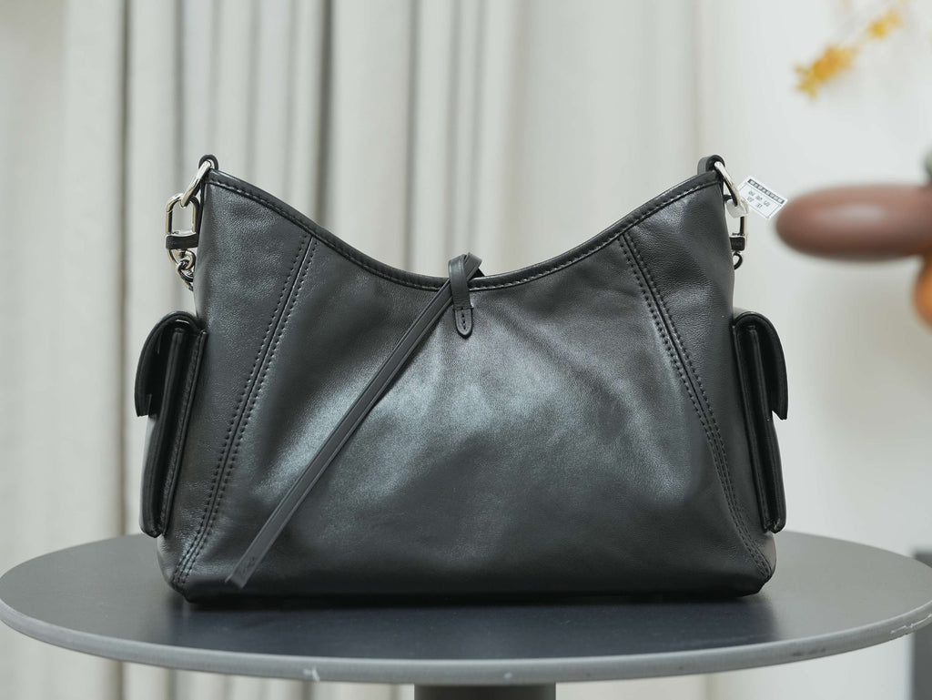 Louis Vuitton CarryAll Cargo Vibe PM Shoulder Bag - Black, Pre-Owned