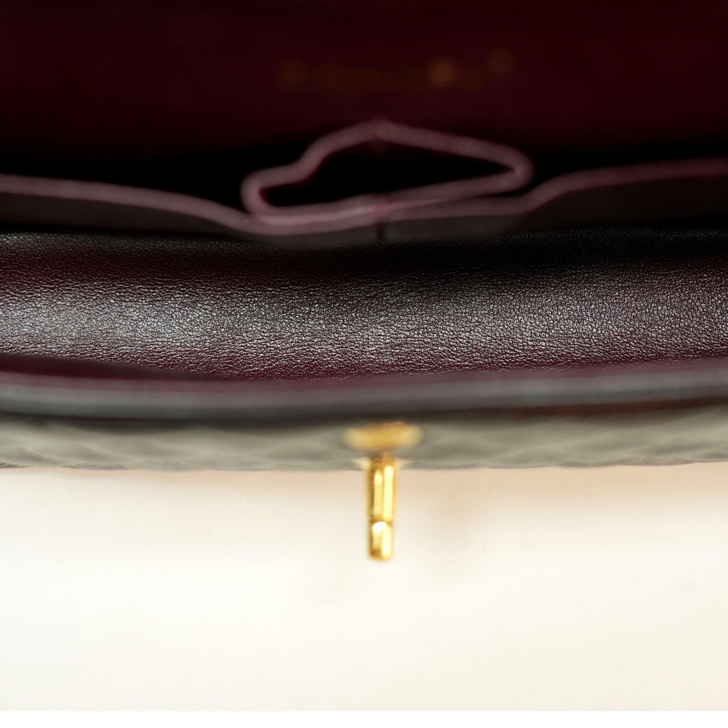 CHANEL Classic Flap Bag Medium - Black Caviar Leather with Gold Hardware