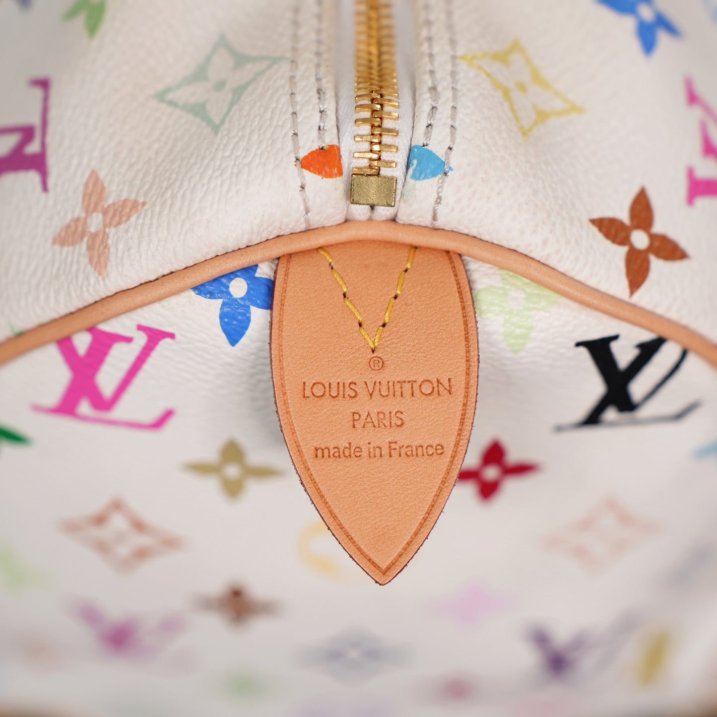 Louis Vuitton x Takashi Murakami Monogram Multicolore White Speedy 30