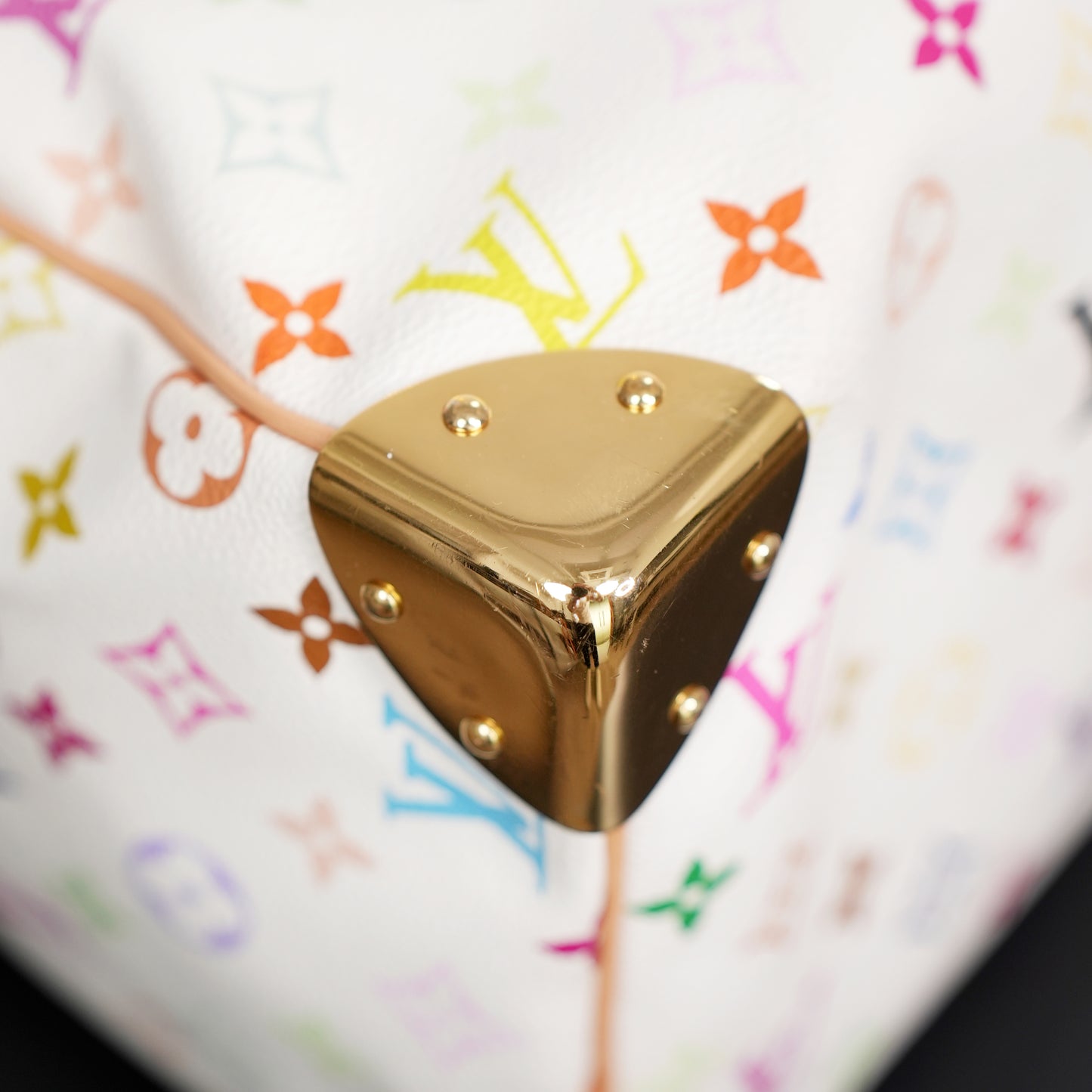Louis Vuitton x Takashi Murakami Monogram Multicolore White Speedy 30