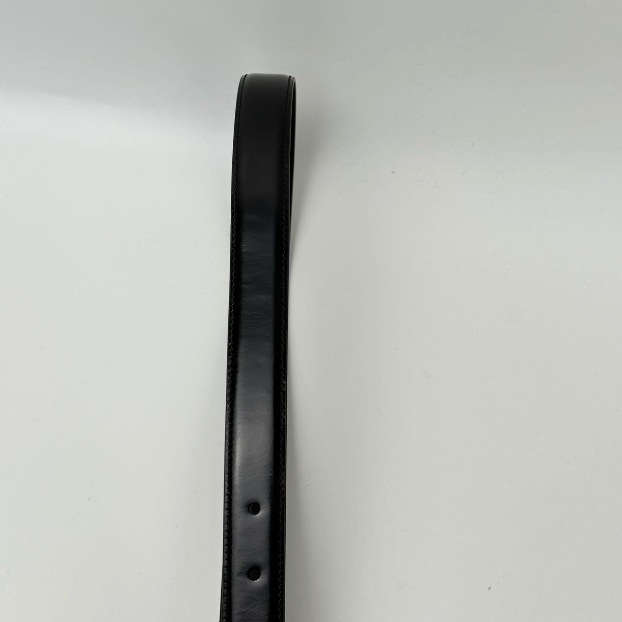 Celine Belt Size 85  Legitmark Authentic black Belt with Gold Toned Buckle