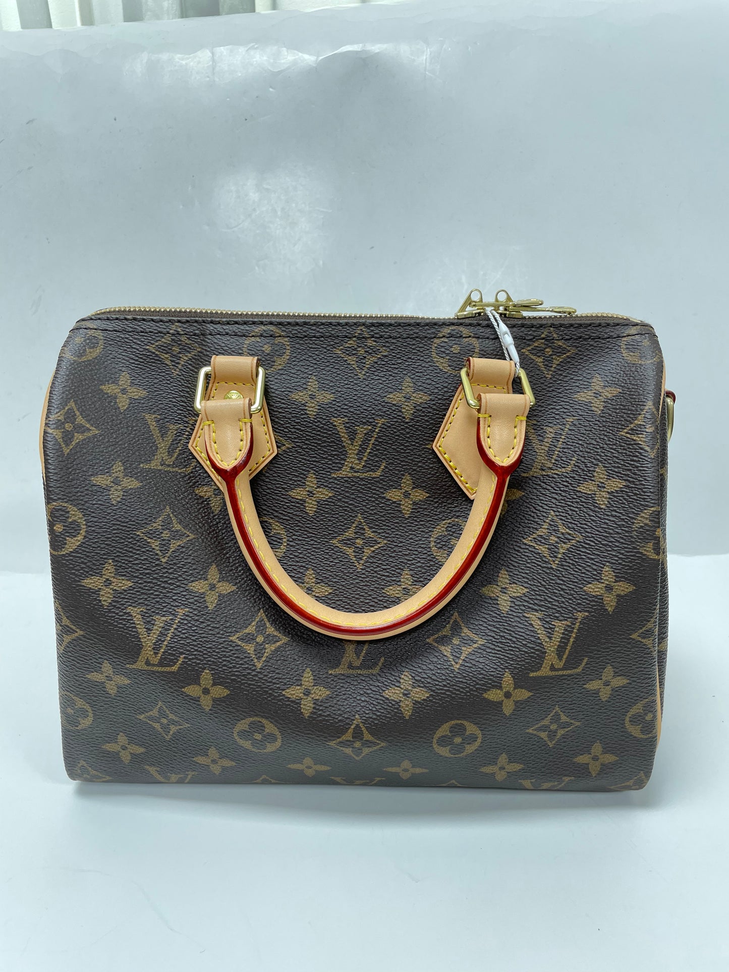 Pre-owned Louis Vuitton canvas Top handle bags Speedy25 with Shoulder Straps