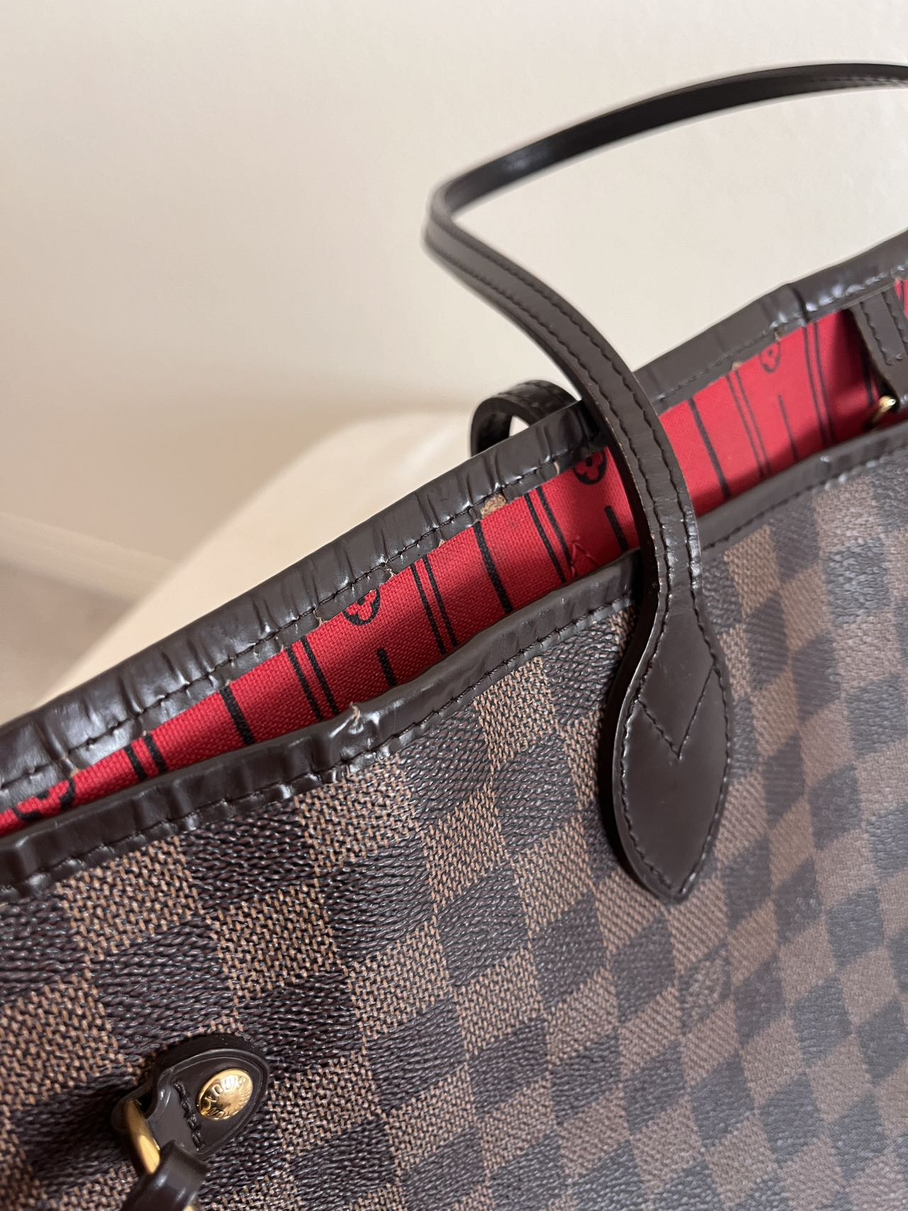 Louis Vuitton | Checkerboard Pattern Neverfull Tote Bag - Pre-owned | Authentic Pre-Owned Luxury