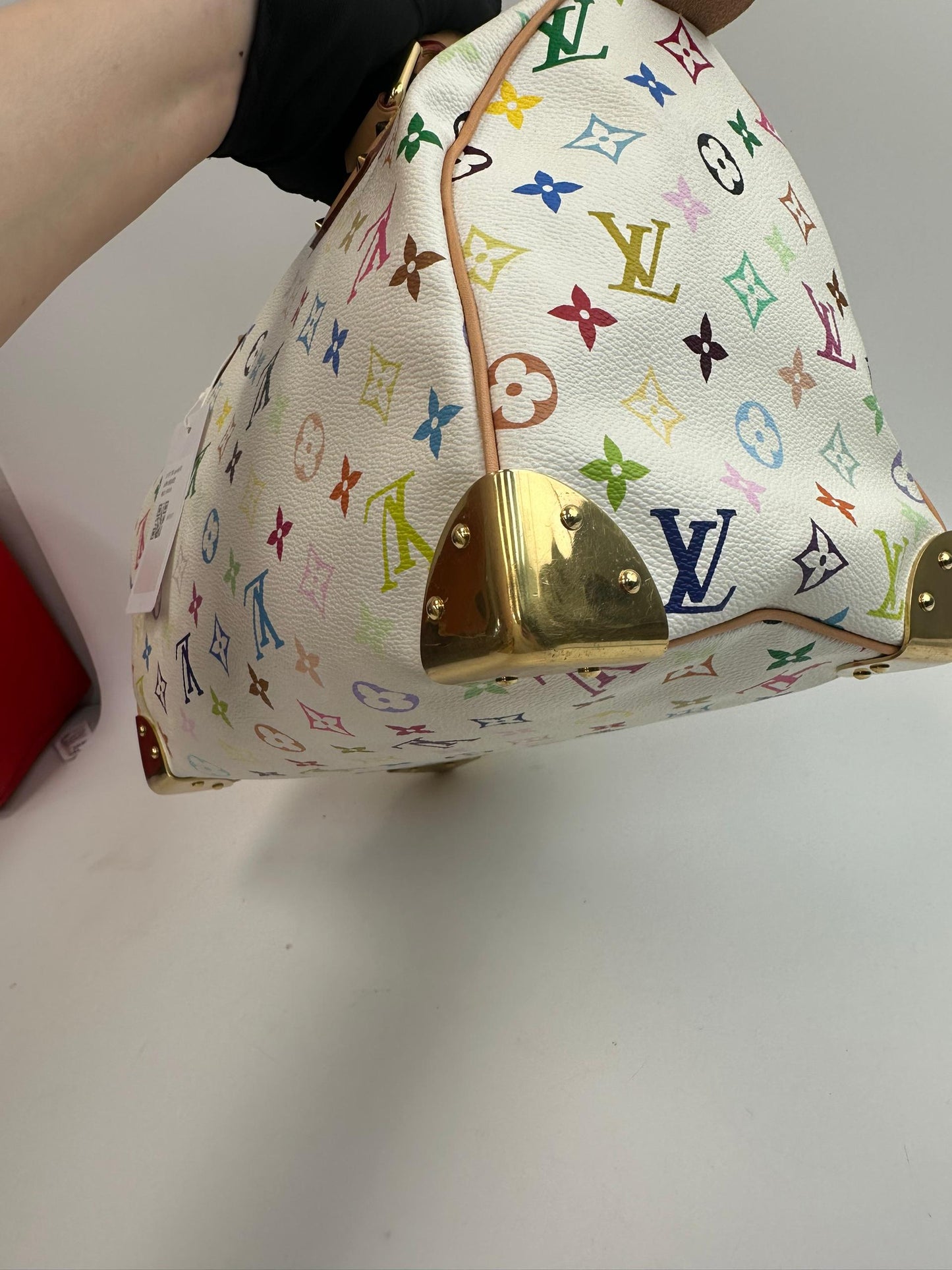 Louis Vuitton x Takashi Murakami Monogram Multicolor Speedy 30 White