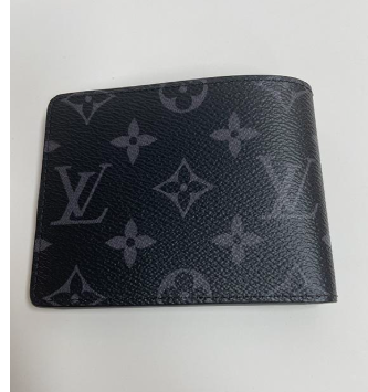 Pre-owned Louis Vuitton vcoated canvas Small leather goods Slender Wallet