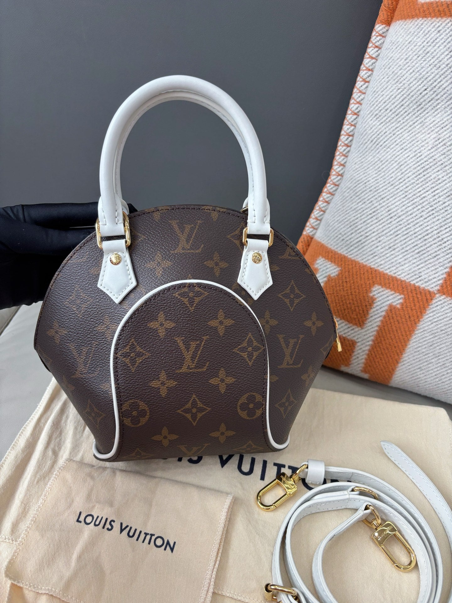 Louis Vuitton Ellipse BB Handbag Shoulder Bag Monogram