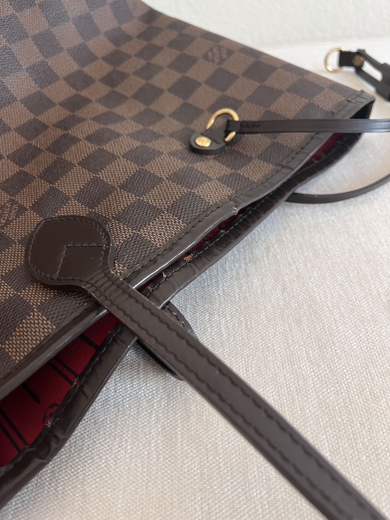 Louis Vuitton | Checkerboard Pattern Neverfull Tote Bag - Pre-owned | Authentic Pre-Owned Luxury