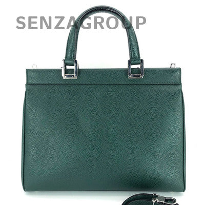 Gucci Zumi Green Gold Buckle Leather Handbag Shoulder Crossbody Bag