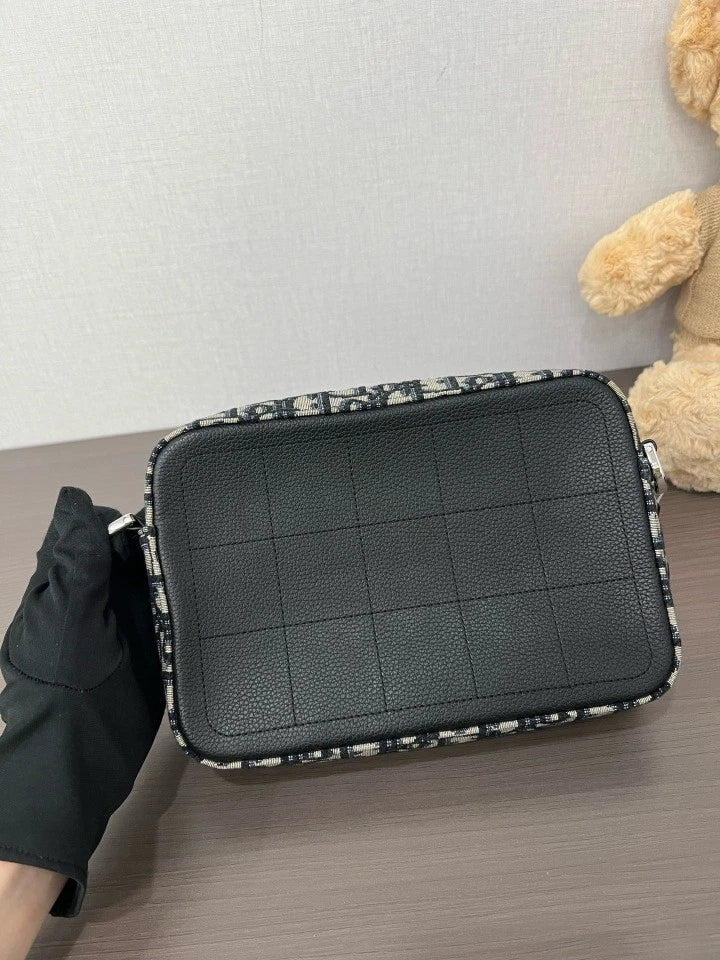 Dior Oblique Canvas Safari Camera Crossbody Bag For Women
