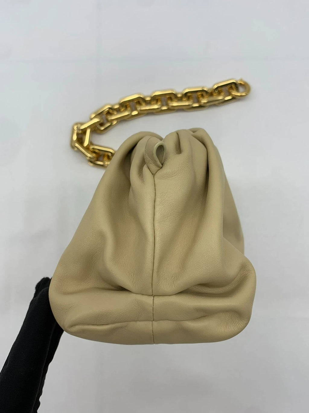 Bottega Veneta Chain Pouch Leather Clutch For Women
