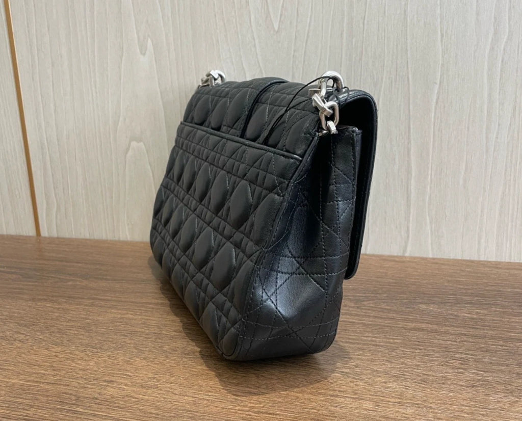 Christian Dior Miss Cannage Lambskin Shoulder Bag Crossbody Bag Women