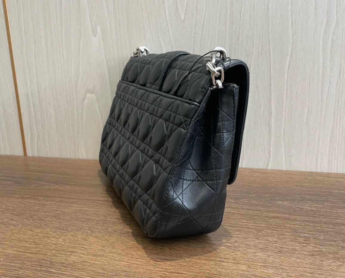 Christian Dior Miss Cannage Lambskin Shoulder Bag Crossbody Bag Women
