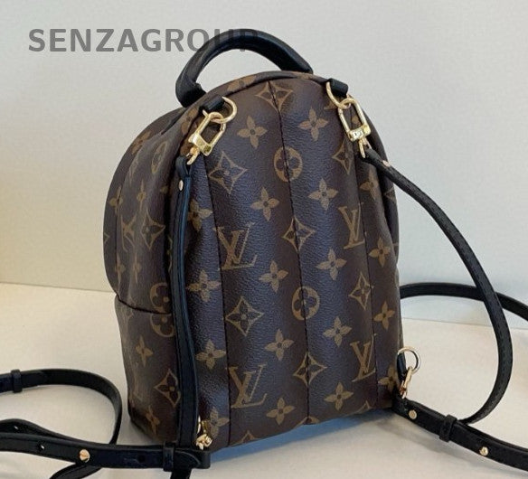 Louis Vuitton Palm Springs Monogram Mini Backpack Shoulder Bag Brown Women