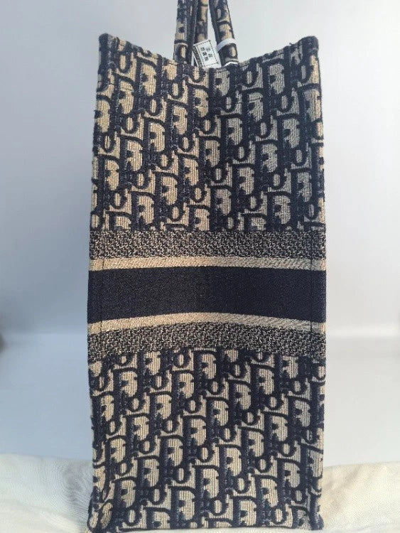 Dior Sj0001 Xp02083 Christian Large Book Tote Bag Excellent