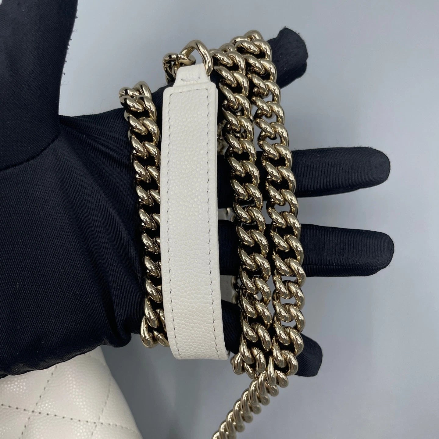 Chanel Quilted Lamskin Loboy WOC Crossbody Bag For Women