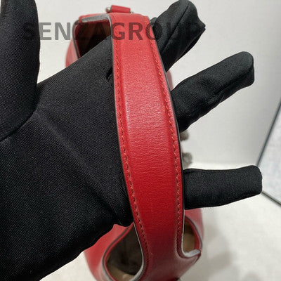 Gucci Dionysus Shoulder Bag Red Silver Classic Fashion Women's