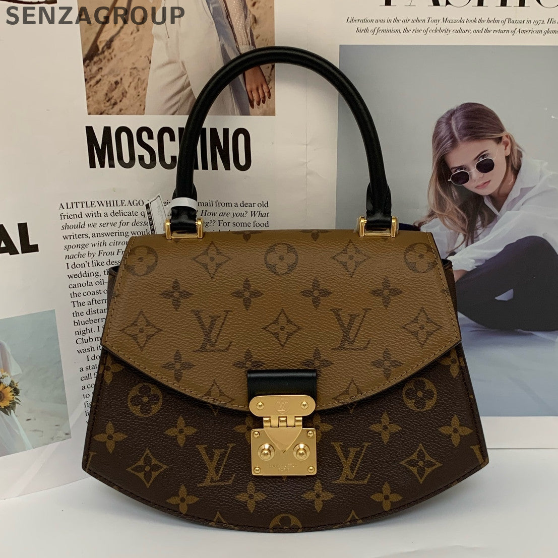 Louis Vuitton Monogram Canvas Fan Bag Brown/Black Handbag Shoulder Bag