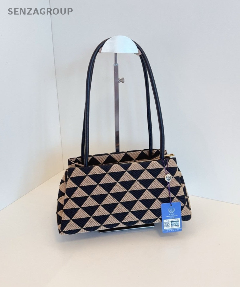 PRADA Symbole Triangular pattern Shoulder bag PM Limited Edition Handbag Women