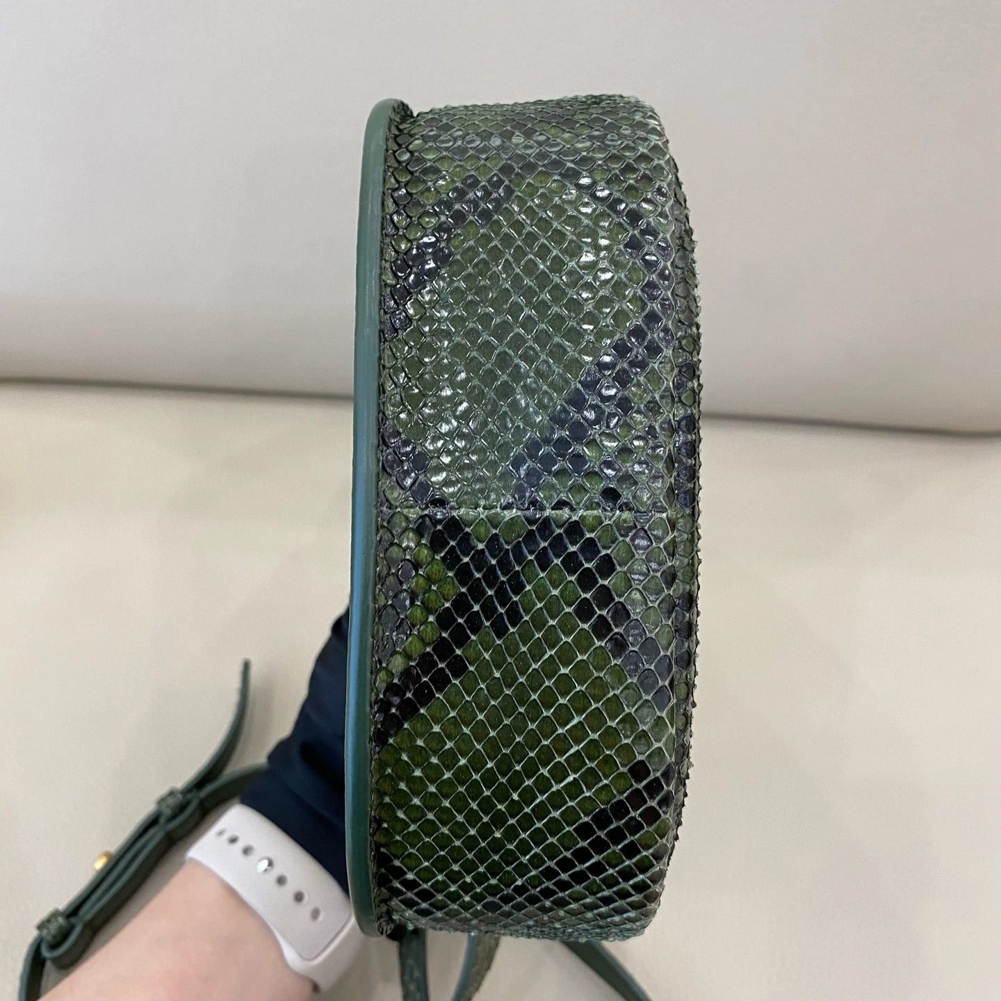 Saint Laurent Green Leather Crossbody Bag For Women