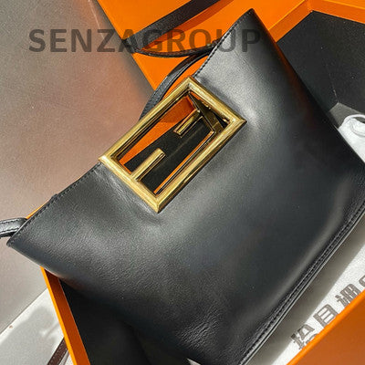 Fendi Way Small Tote Bag in Calfskin Leather - Classic Women's Shoulder Bag