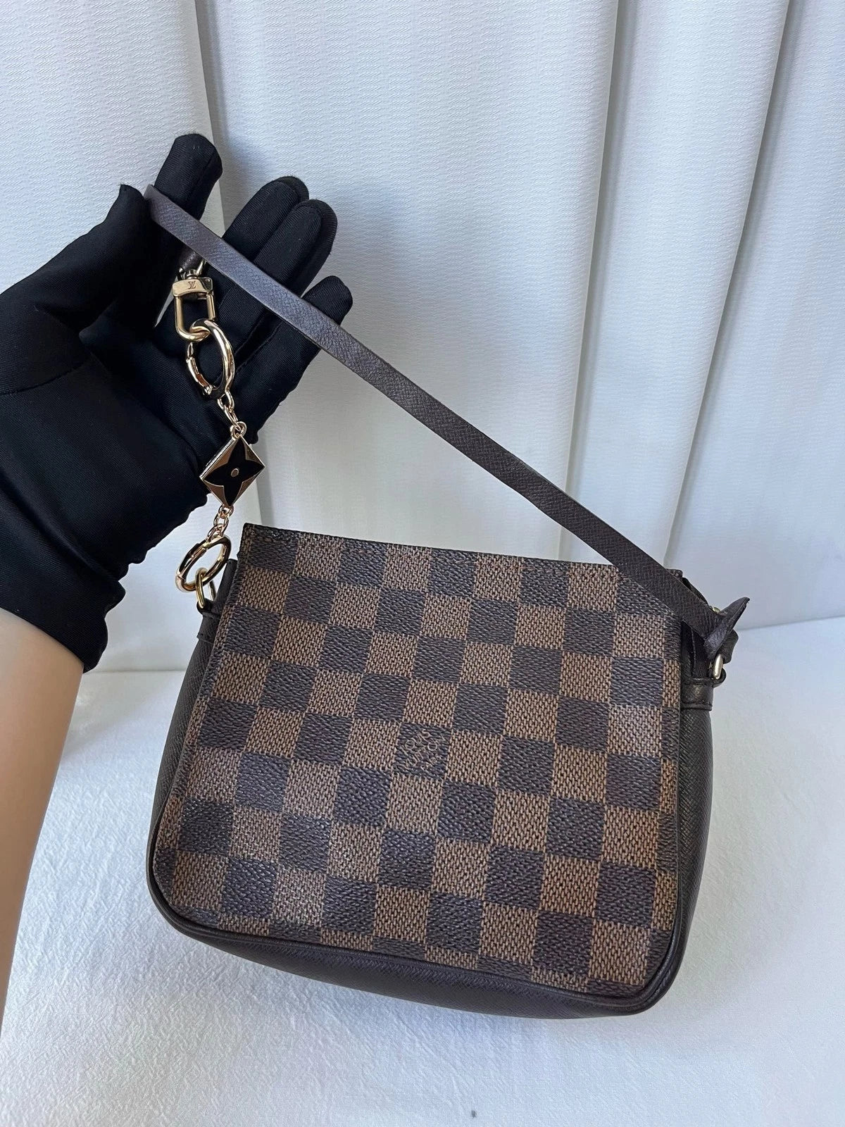 Louis Vuitton Brown Canvas Handbag Shoulder Bag For Women