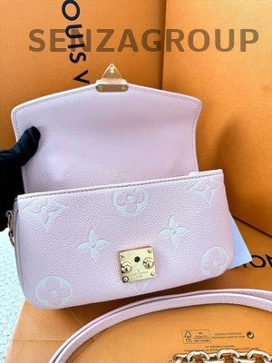 Louis Vuitton Pink Monogram Canvas Pochette Métis Chain Crossbody Bag
