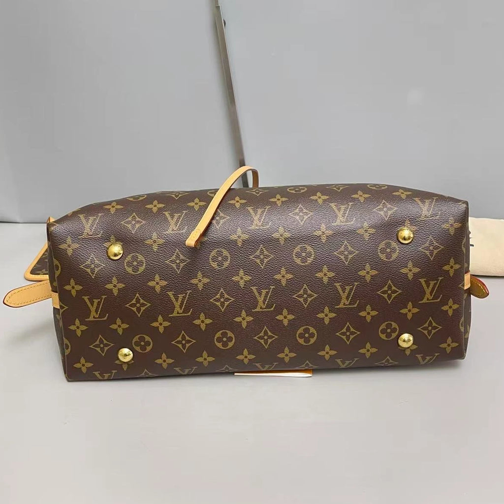 Louis Vuitton Carryall Monogram Canvas Shoulder Bag Crossbody Excellent