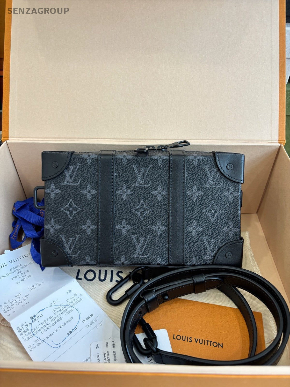 Louis Vuitton Monogram Trunk Black Shoulder bag Cross body Almost Brand NEW