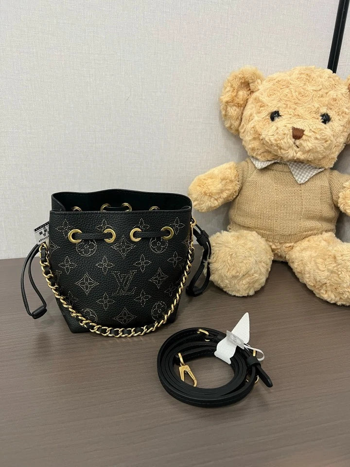 Louis Vuitton Bella Small Drawstring Bucket Bag Shoulder Bag Crossbody