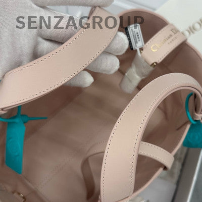 Dior Toile de Jouy Toujours Small Tote Bag Pink Gold Hardware