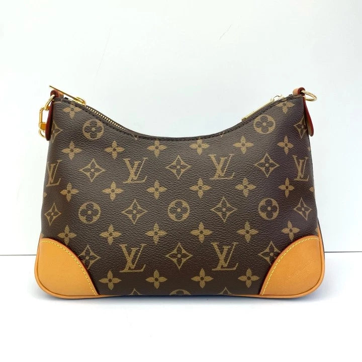 Louis Vuitton Boulogne Canvas Shoulder Bag Crossbody Excellent