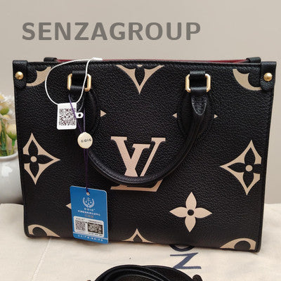 Louis Vuitton OnTheGo PM Tote Bag in Black & White Monogram - Women's