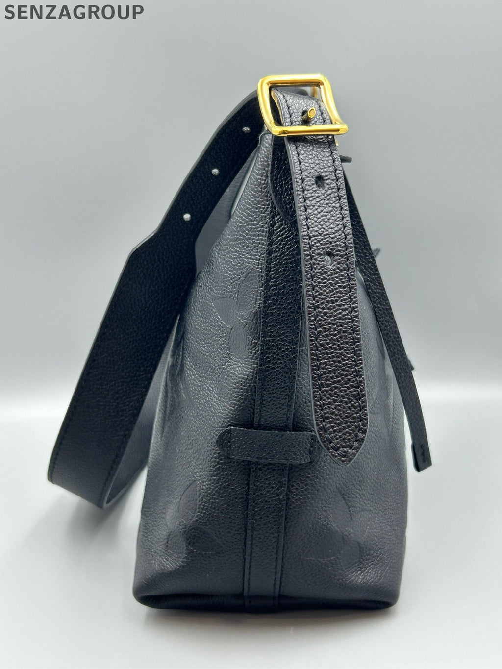 Louis Vuitton Carryall PM Black Empreinte Leather Crossbody Bag Women